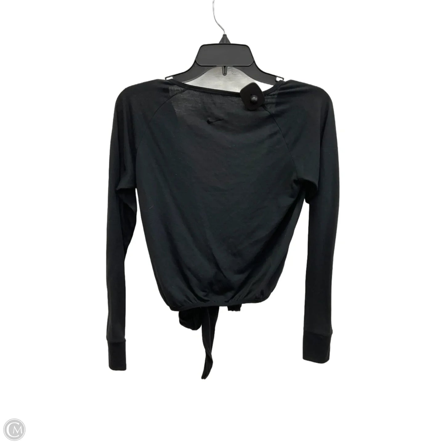 Top Long Sleeve By Nike Apparel In Black, Size: S