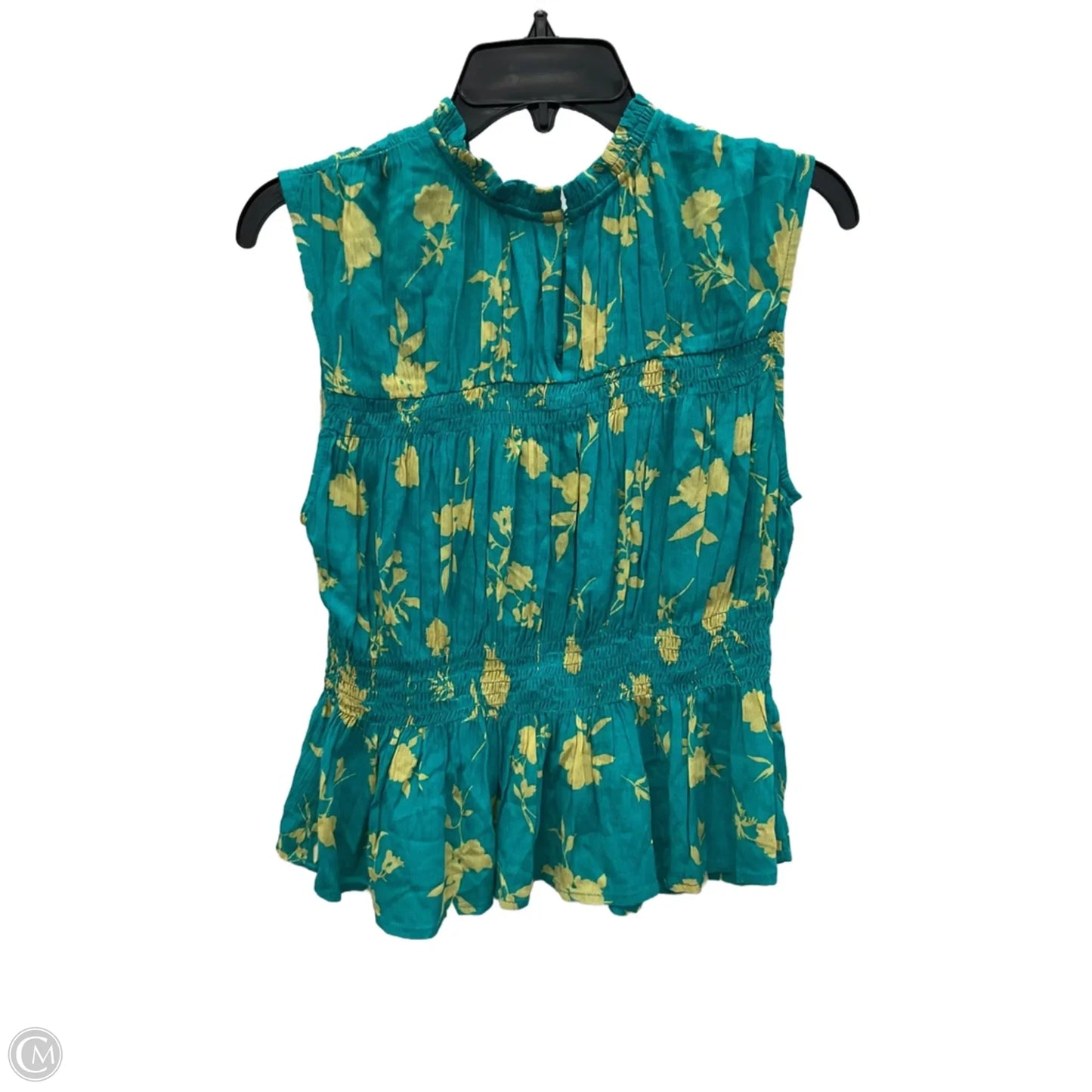 Top Sleeveless By Easel In Teal, Size: S