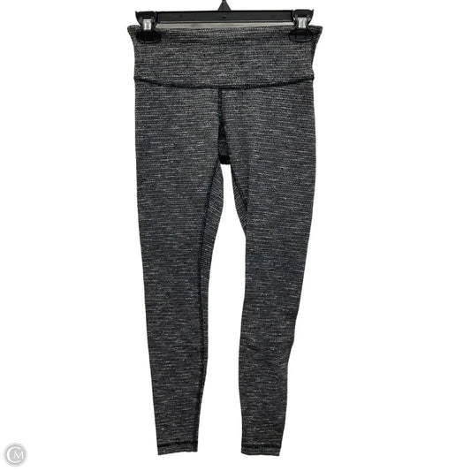 Athletic Leggings By Lululemon In Grey, Size: 4