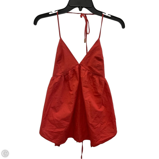 Top Sleeveless By Free People In Red, Size: S