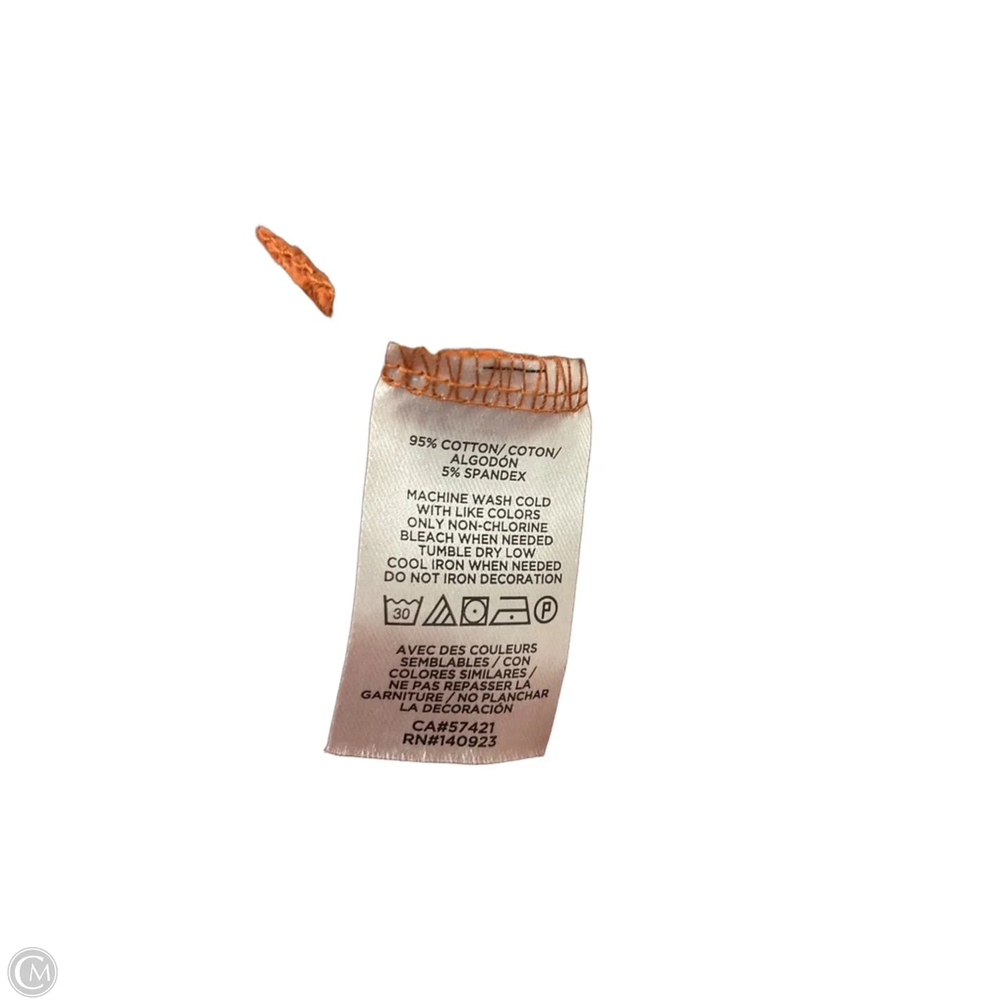 Top Sleeveless Basic By Loft In Orange, Size: Xs