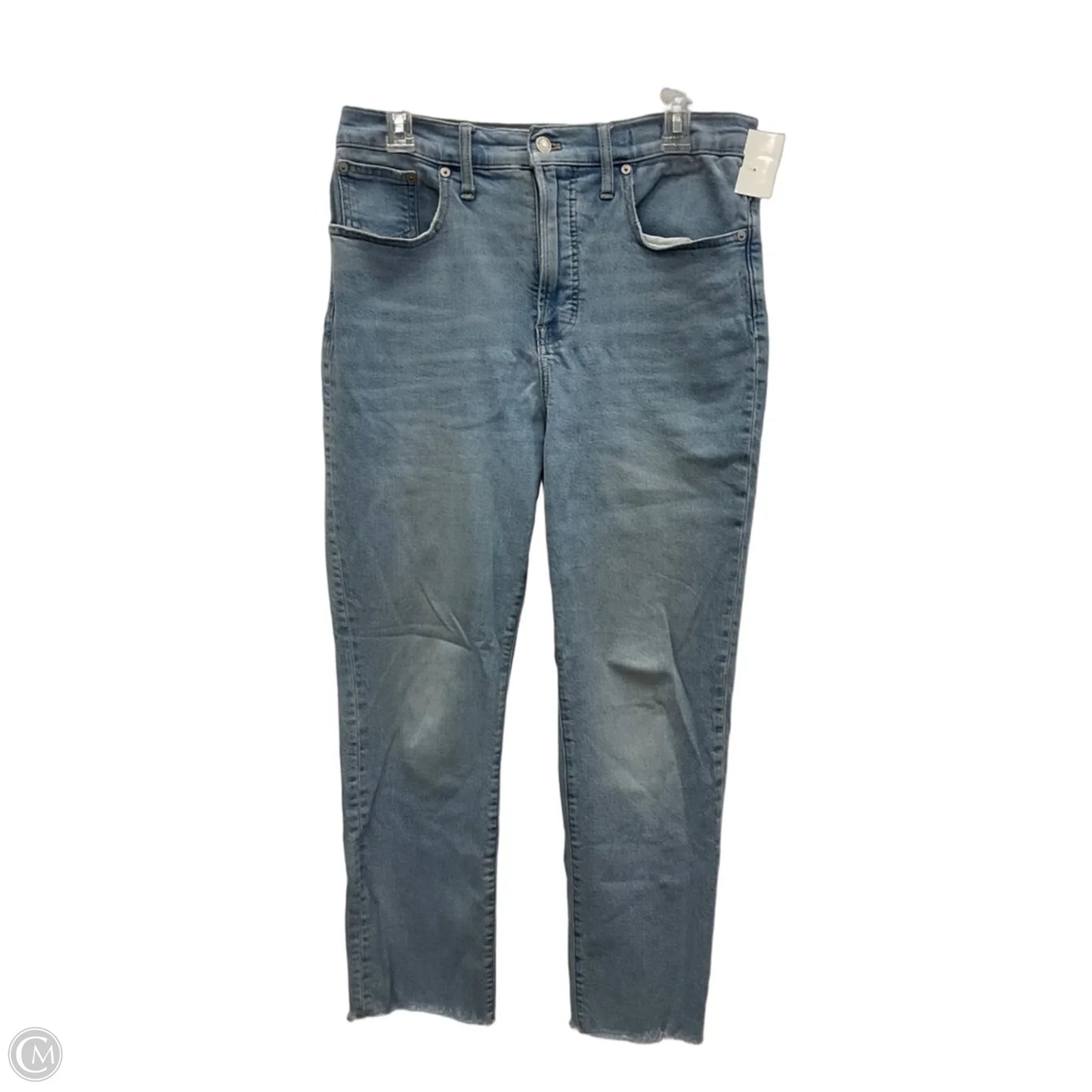 Jeans Straight By Madewell In Blue Denim, Size: 6