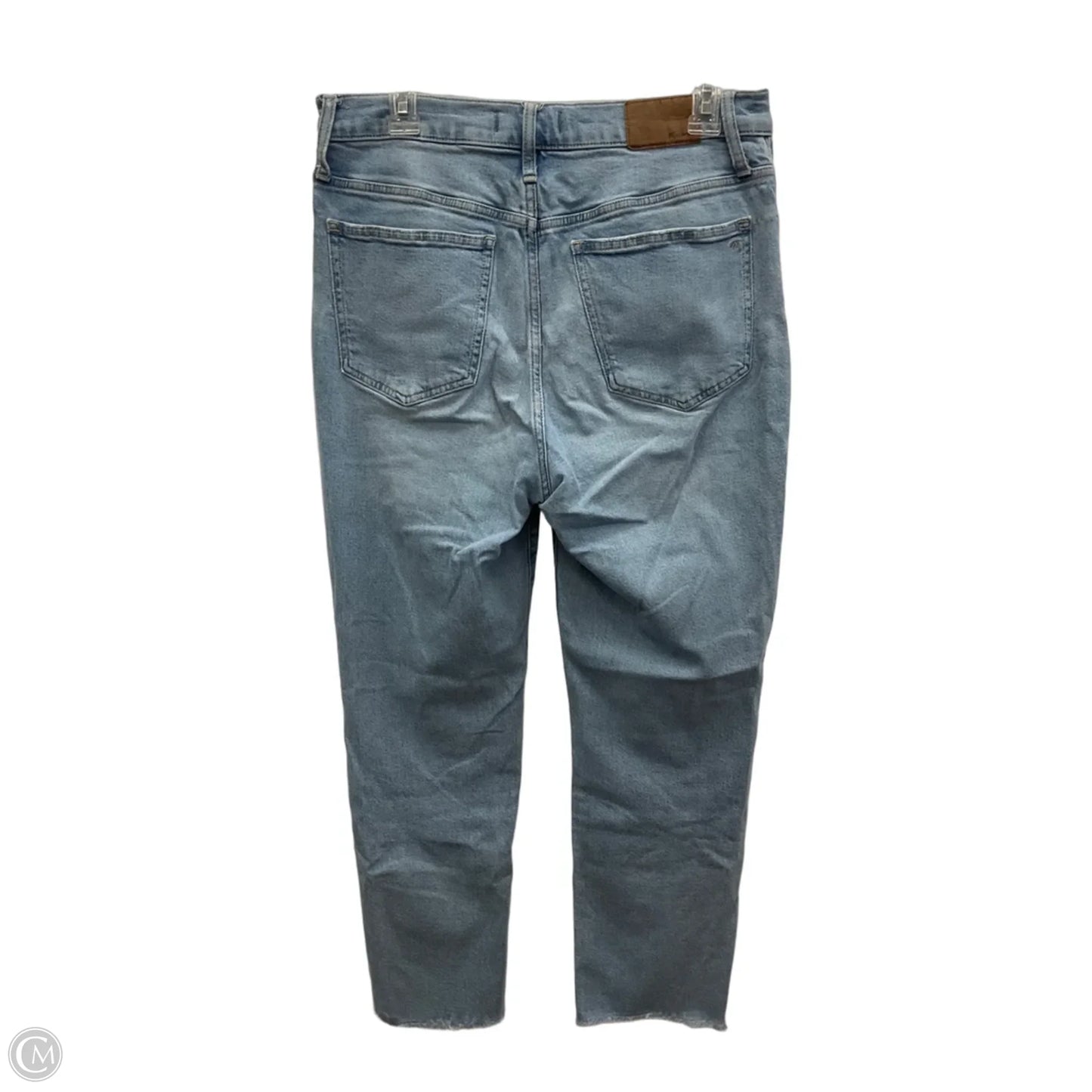 Jeans Straight By Madewell In Blue Denim, Size: 6