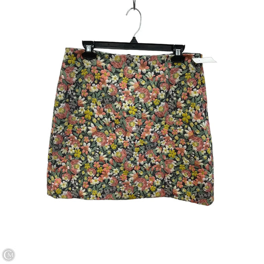 Skirt Mini & Short By Loft In Floral Print, Size: 10