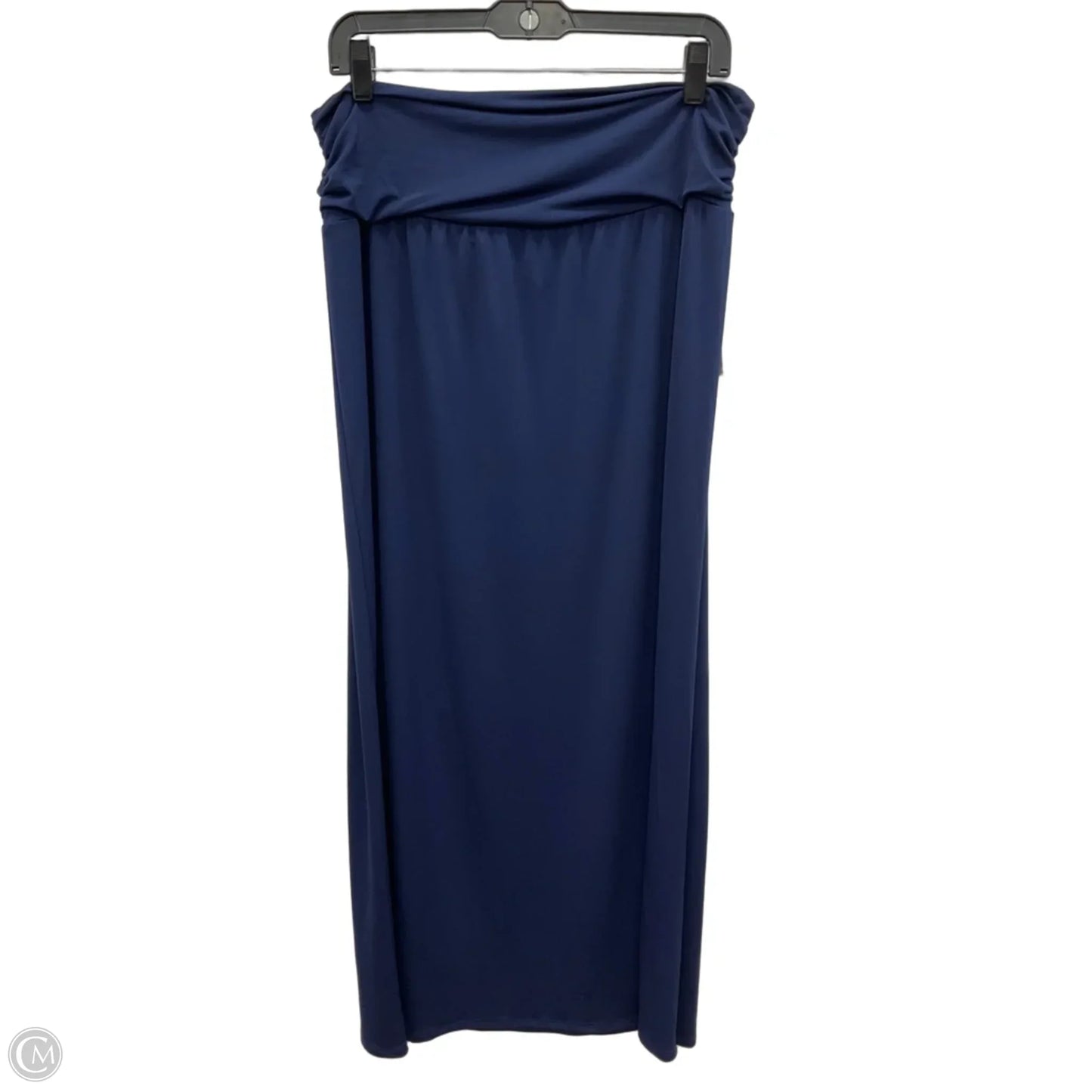 Skirt Maxi By Apt 9 In Navy, Size: Xl