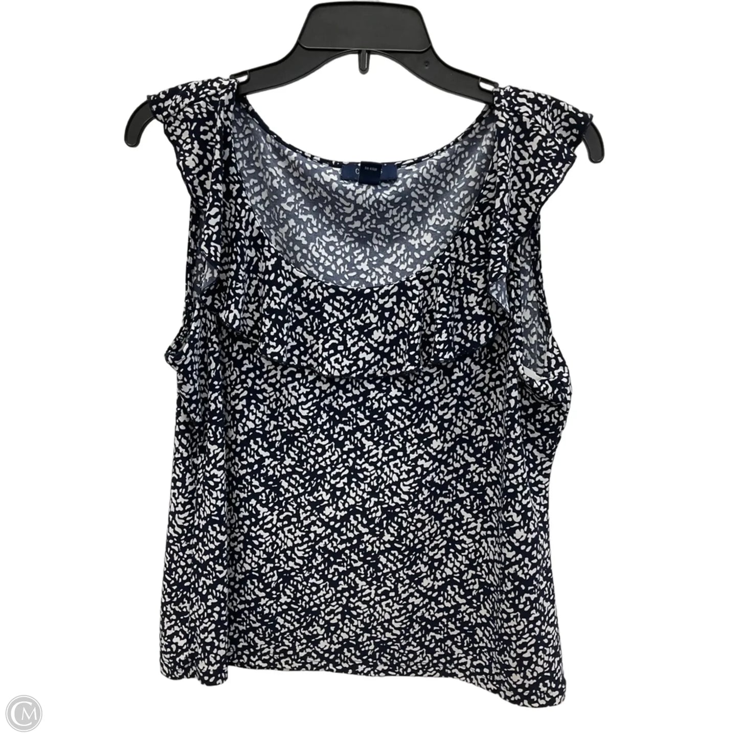 Top Sleeveless By Chaps In Navy, Size: Xl