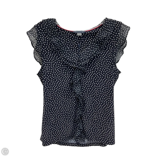 Top Short Sleeve By Tommy Hilfiger In Polkadot Pattern, Size: S