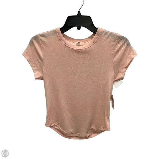 Top Short Sleeve By Old Navy In Pink, Size: Xs