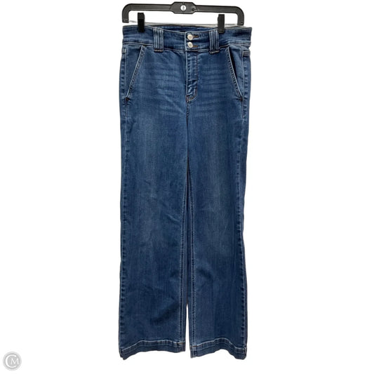 Jeans Wide Leg By Judy Blue In Blue Denim, Size: 6