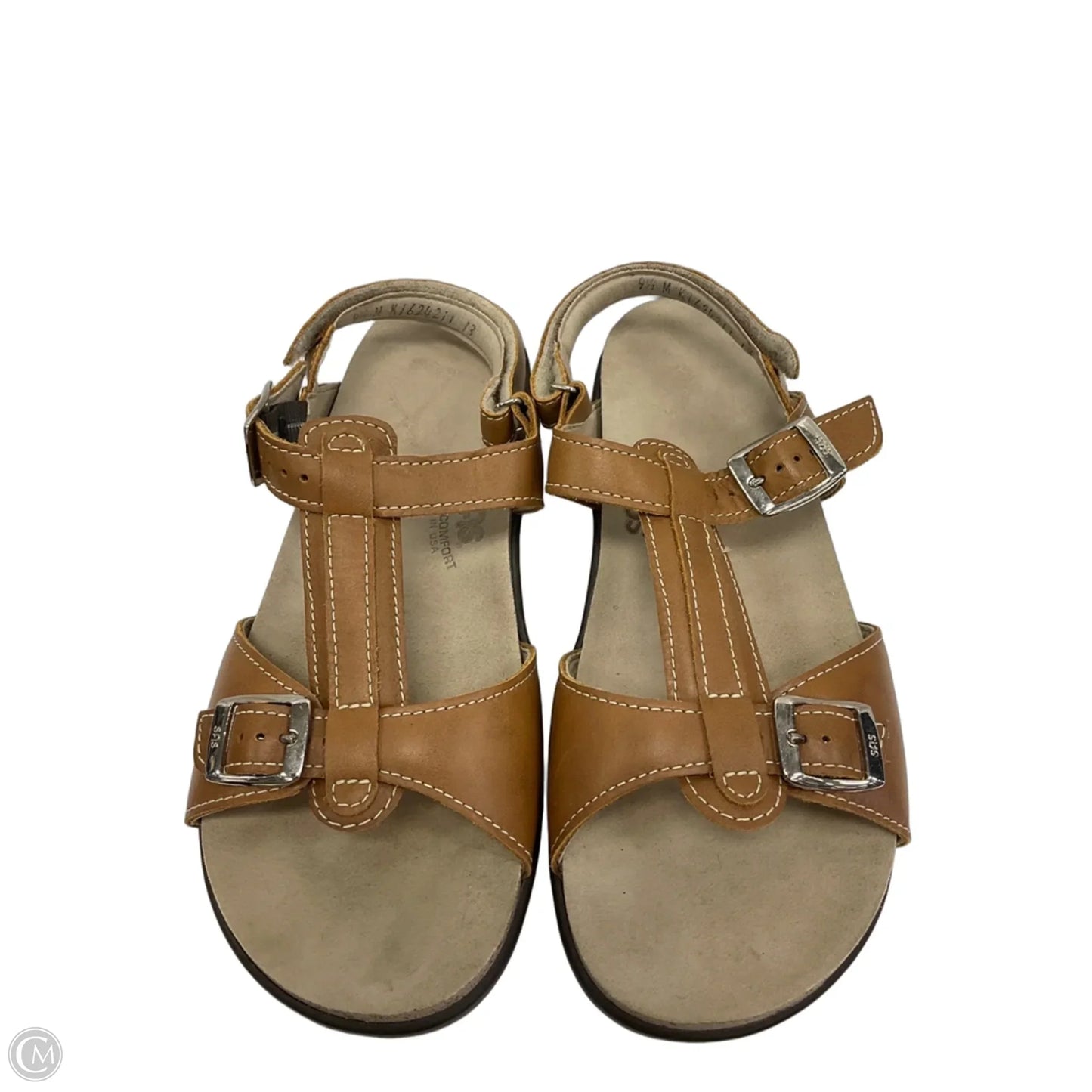 Sandals Flats By Sas In Brown, Size: 9.5