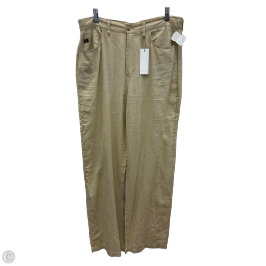 Pants Linen By Kancan In Tan, Size: L