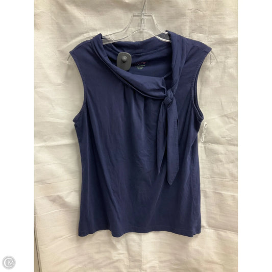 Top Sleeveless Designer By Lilly Pulitzer In Navy, Size: M