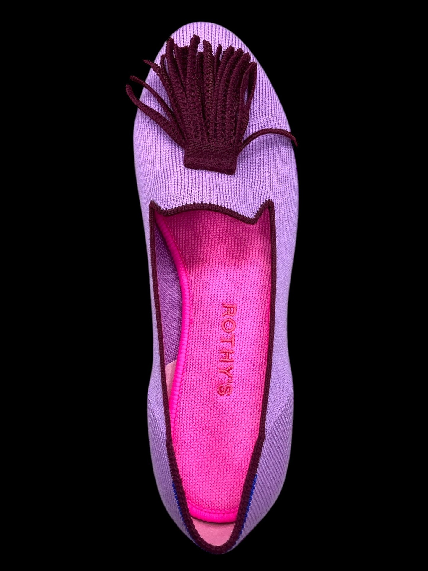 Shoes Flats By Rothys In Purple, Size: 8