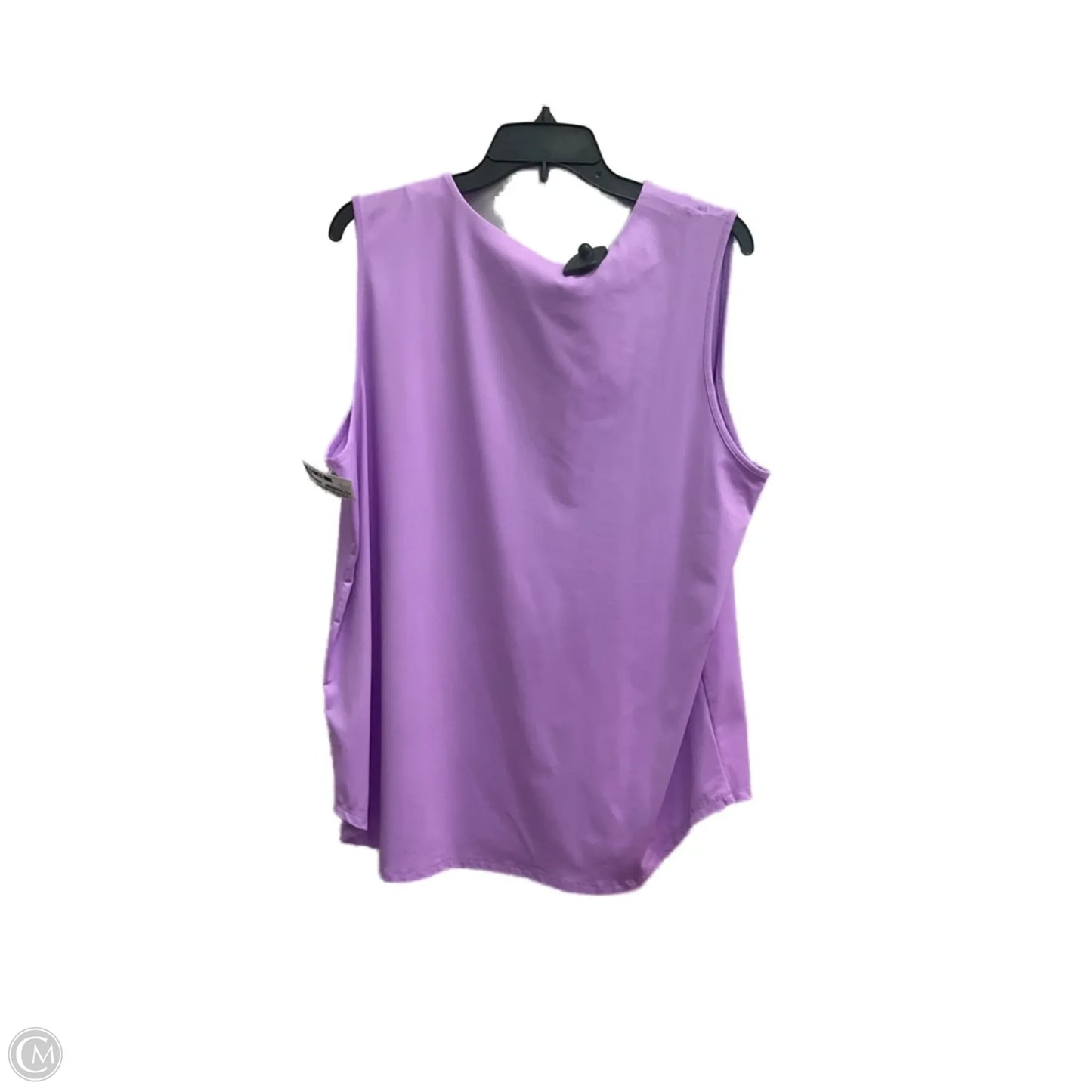 Top Sleeveless By Cme In Purple, Size: 1x