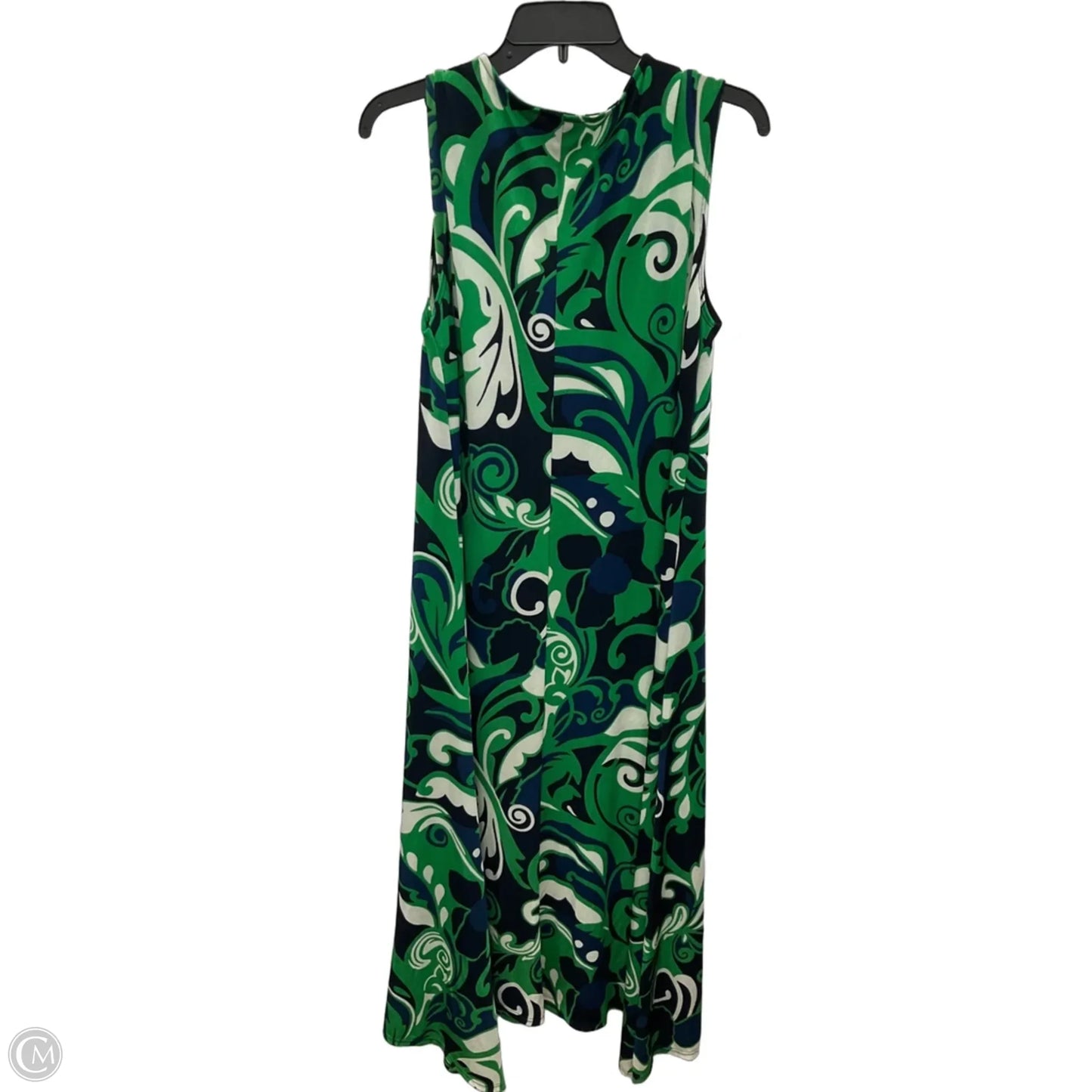 Dress Casual Maxi By Chicos In Green, Size: L