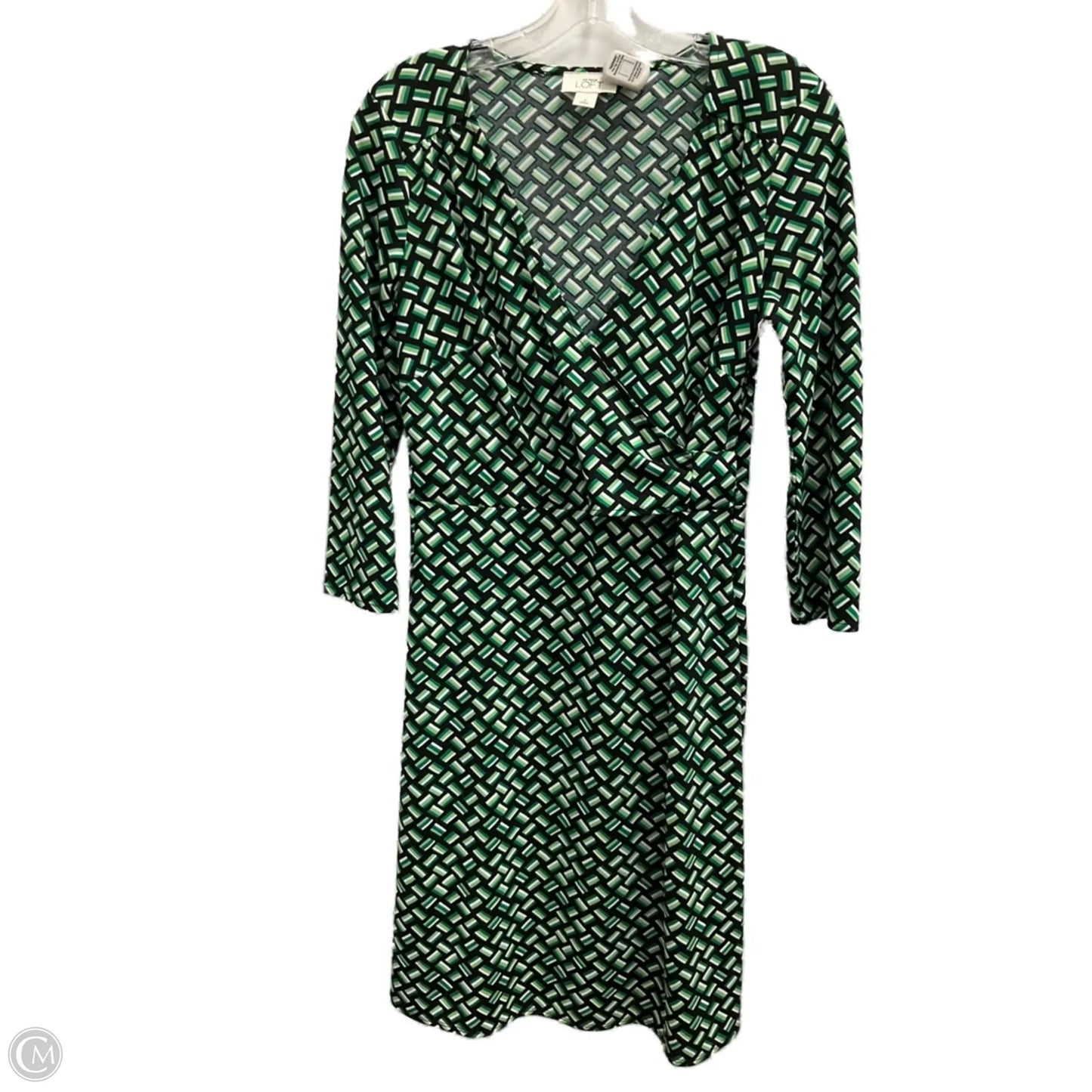 Dress Casual Midi By Loft In Green, Size: 4