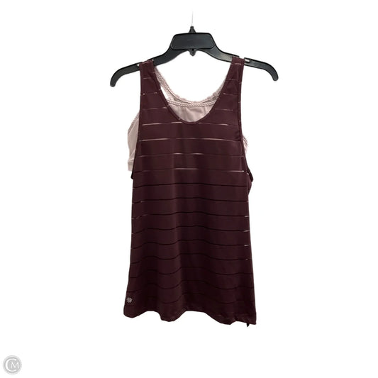 Top Sleeveless By Athleta In Maroon, Size: S