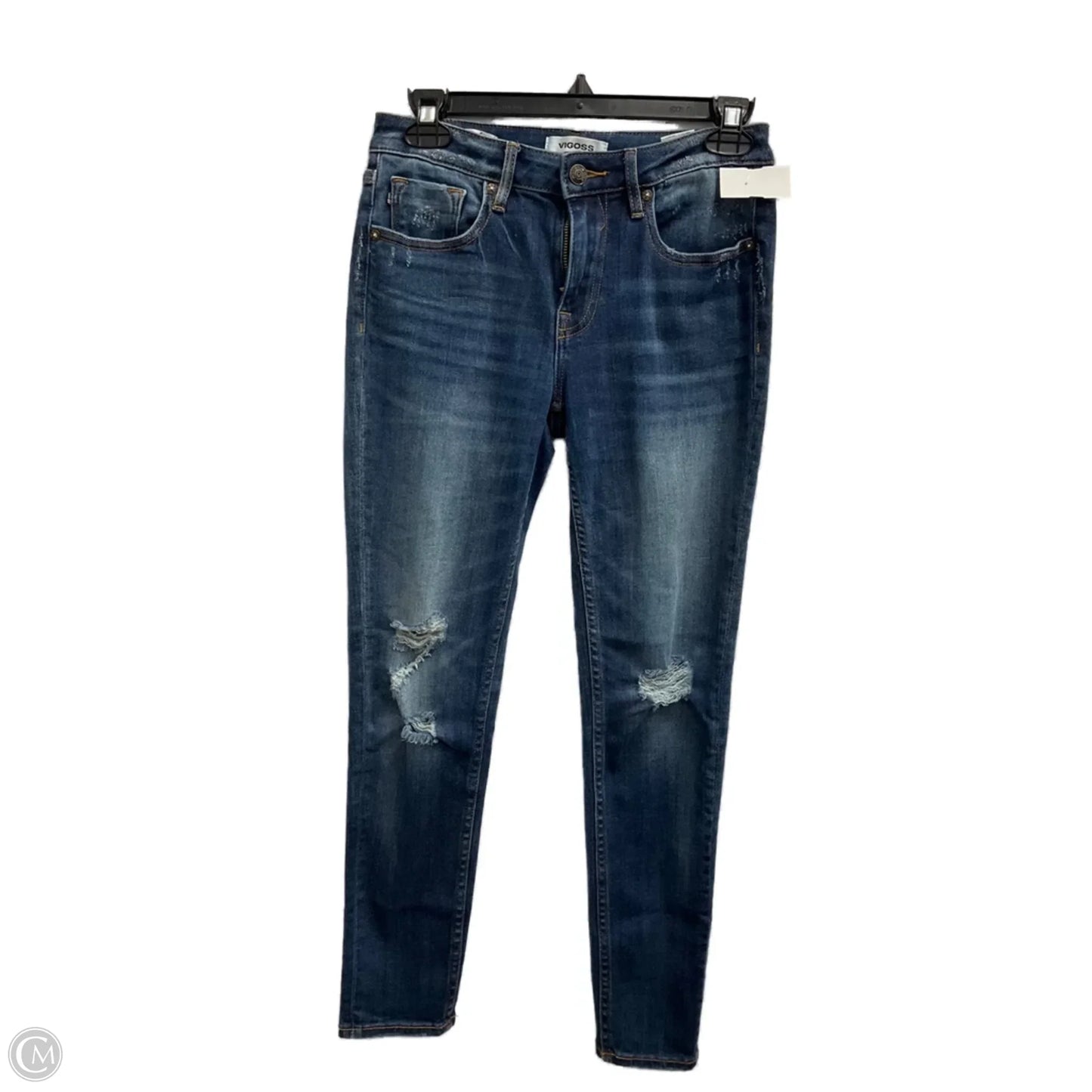 Jeans Skinny By Vigoss In Blue, Size: 2