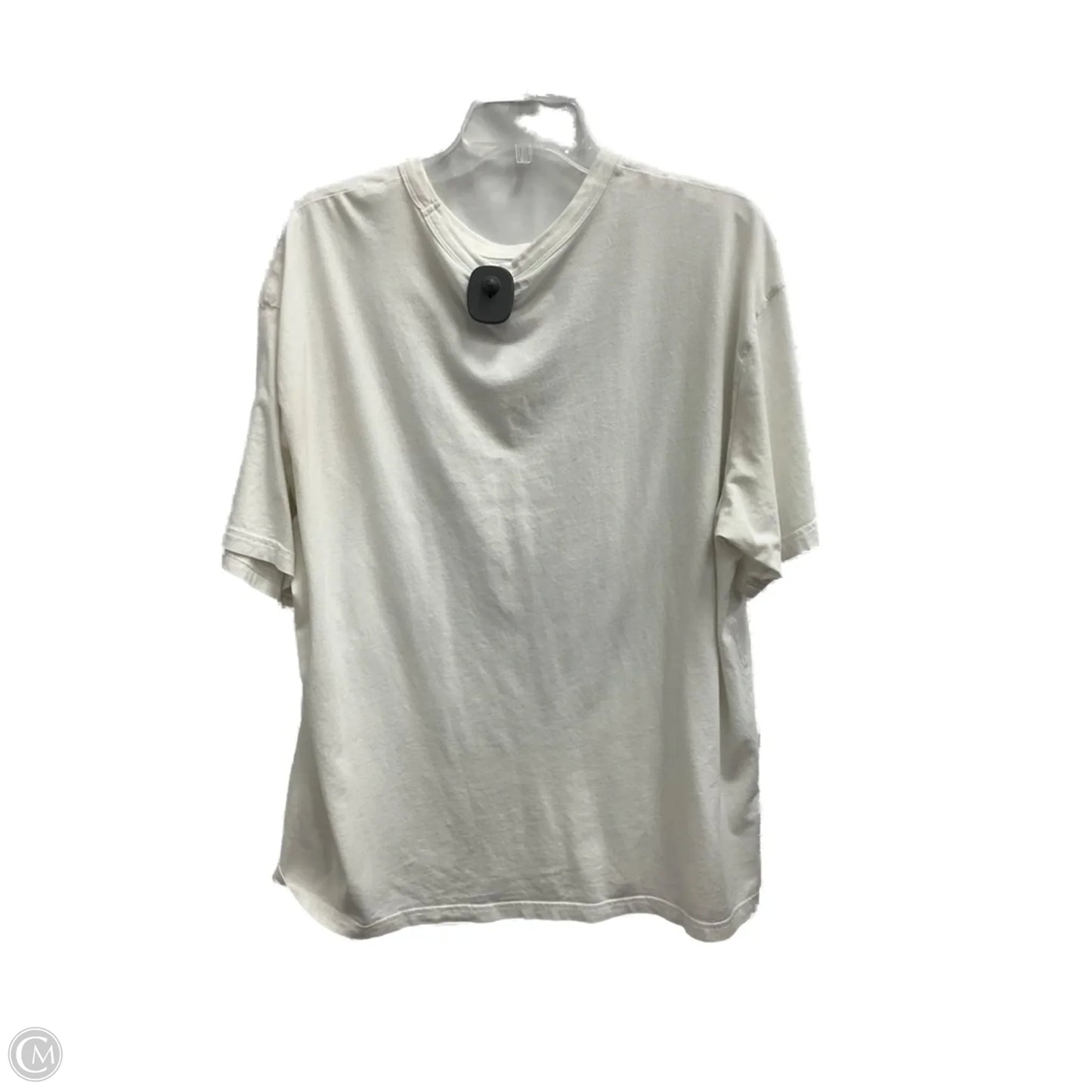 Top Short Sleeve Basic By Old Navy In Cream, Size: Xl
