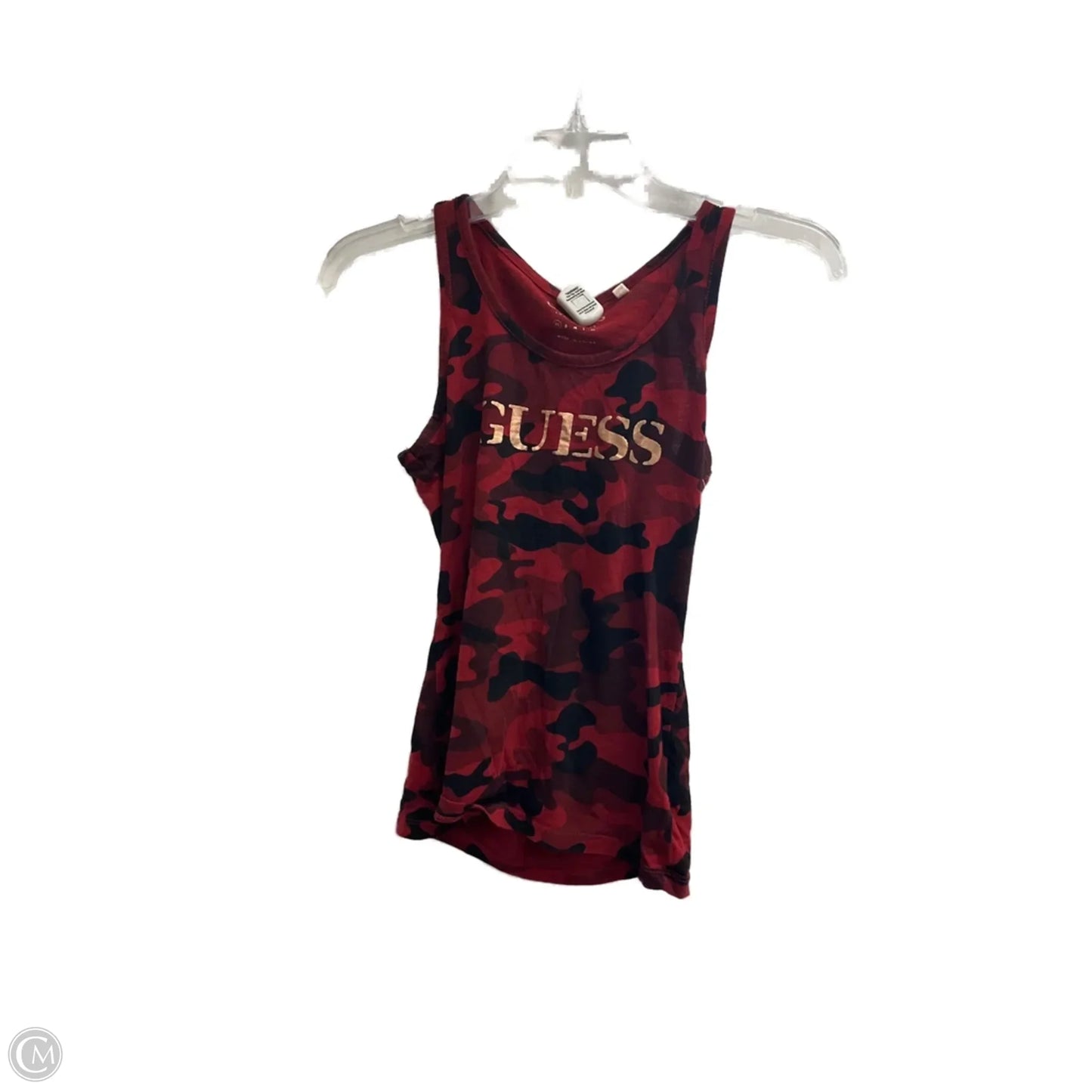 Top Sleeveless By Guess In Red, Size: Xs