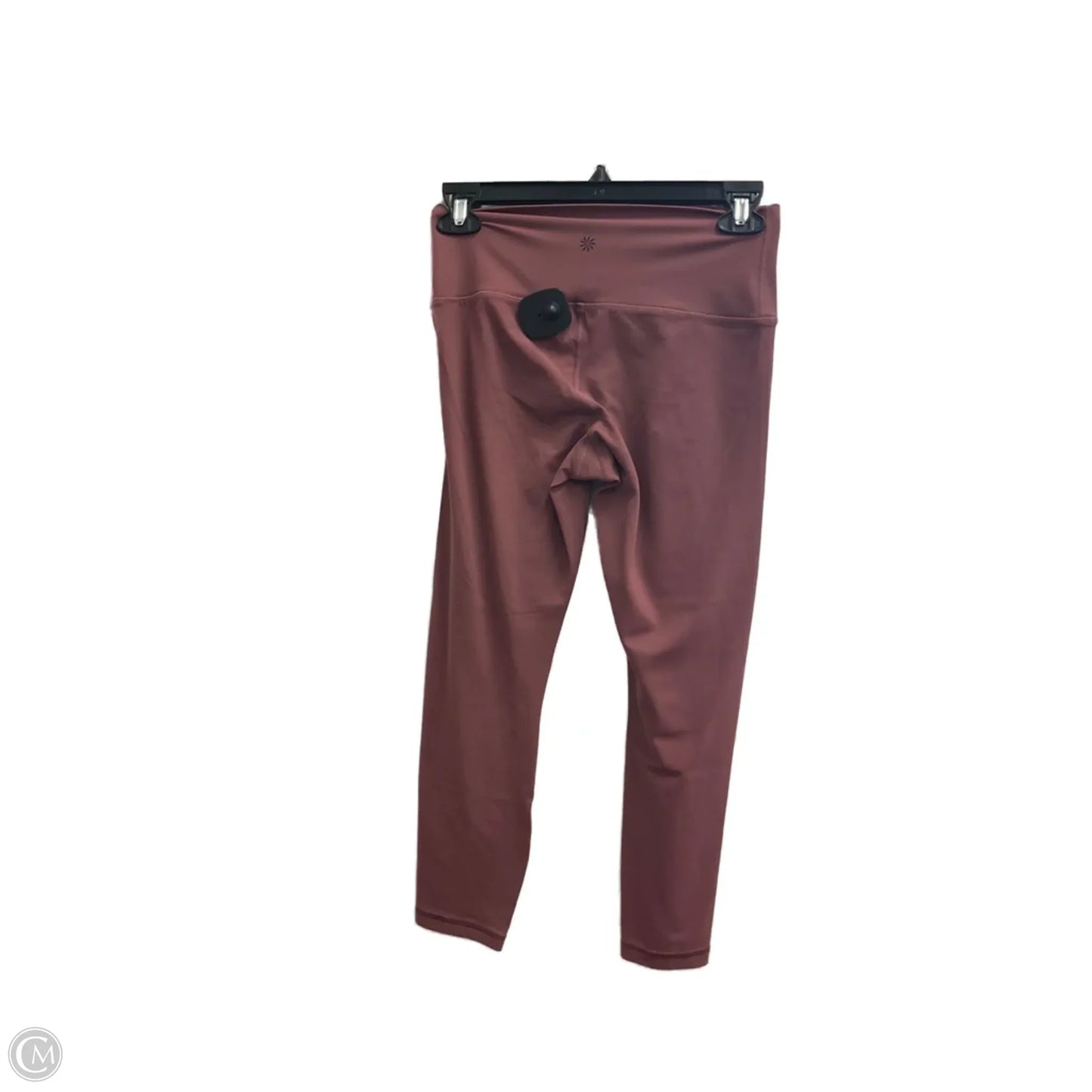 Athletic Leggings By Athleta In Maroon, Size: M