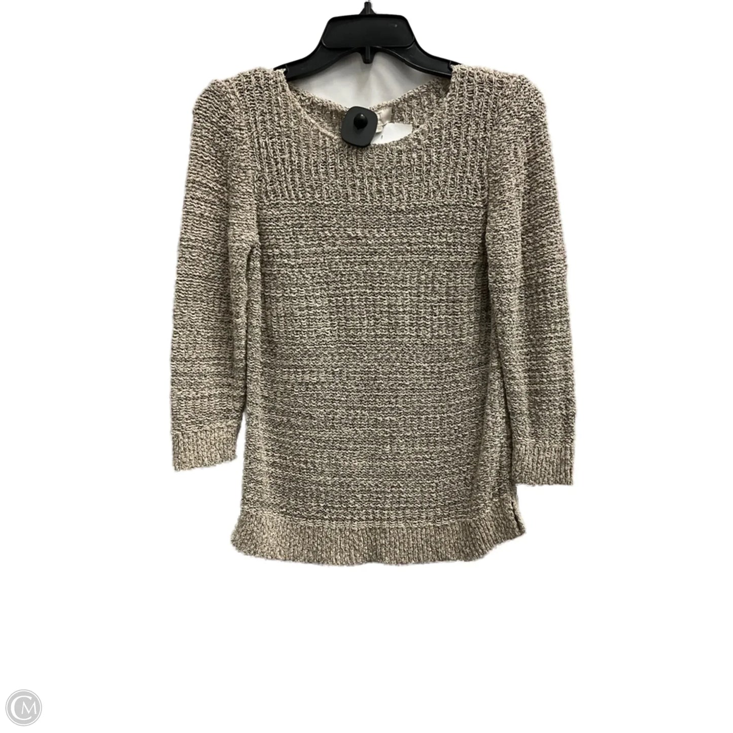 Top 3/4 Sleeve By Loft In Beige, Size: Sp