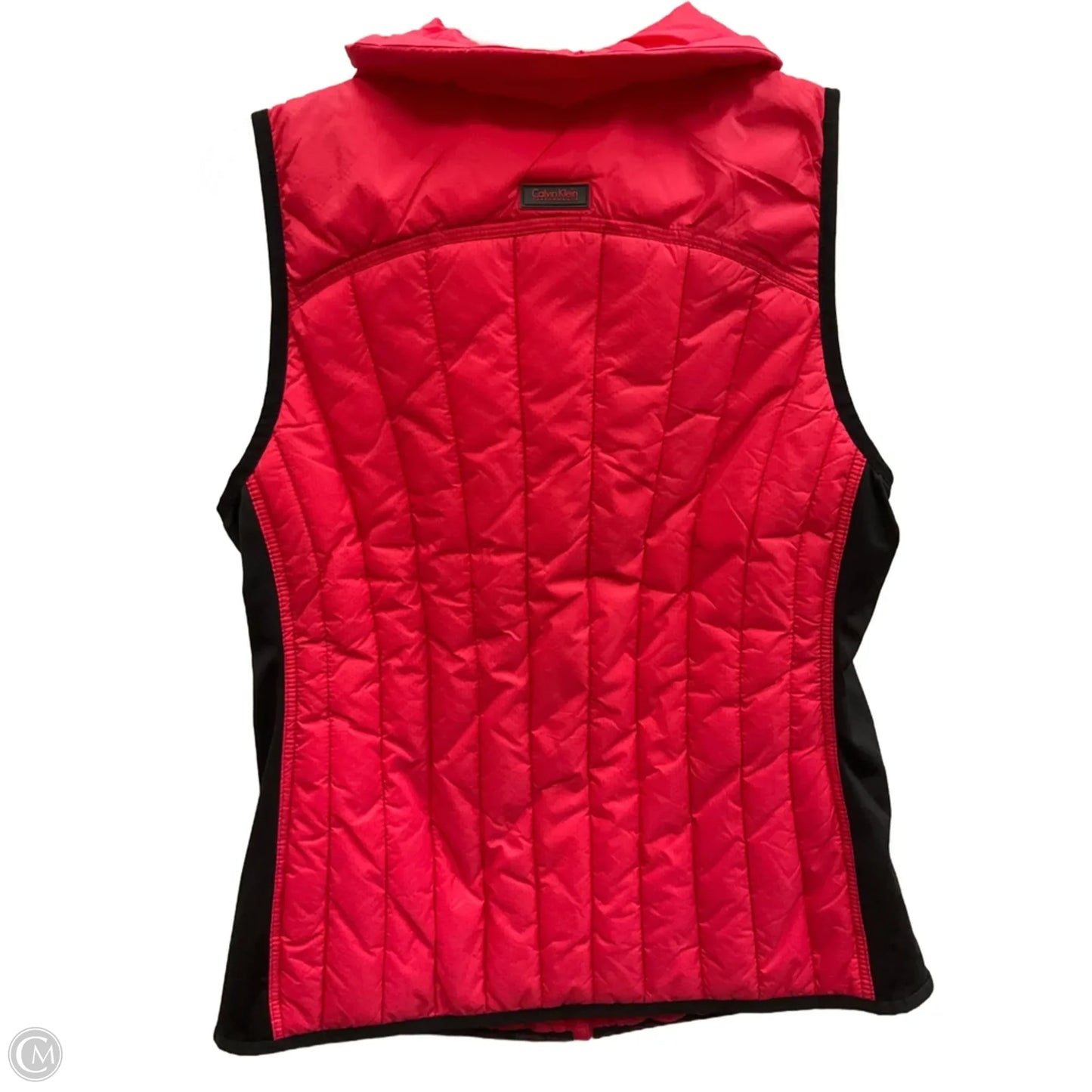 Vest Puffer & Quilted By Calvin Klein Performance In Red, Size: S