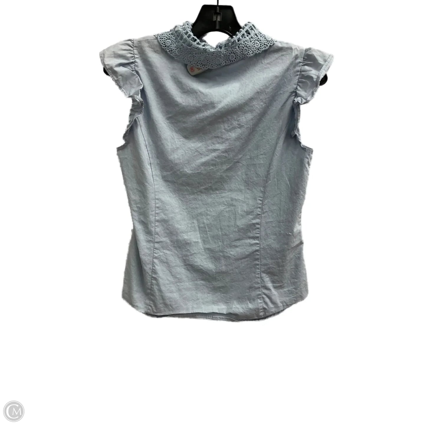 Top Sleeveless By Chenault In Blue, Size: S