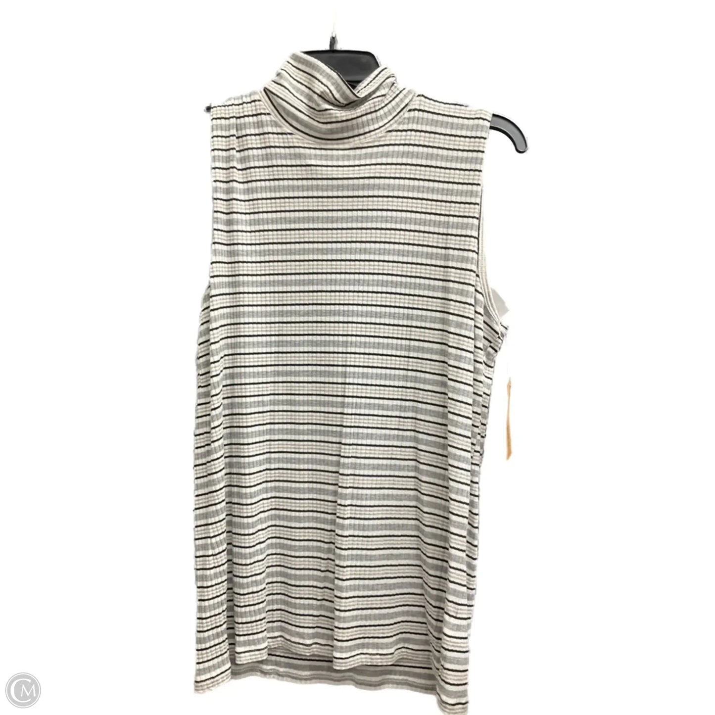 Top Sleeveless By Christian Siriano In Grey, Size: Xl