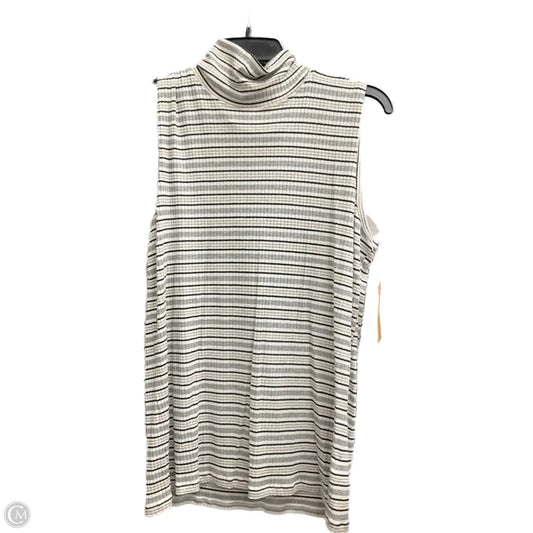 Top Sleeveless By Christian Siriano In Grey, Size: Xl