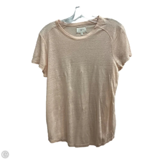 Top Short Sleeve Basic By Lou And Grey In Pink, Size: M