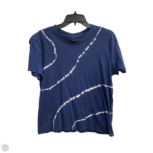 Athletic Top Short Sleeve By Athleta In Blue, Size: S