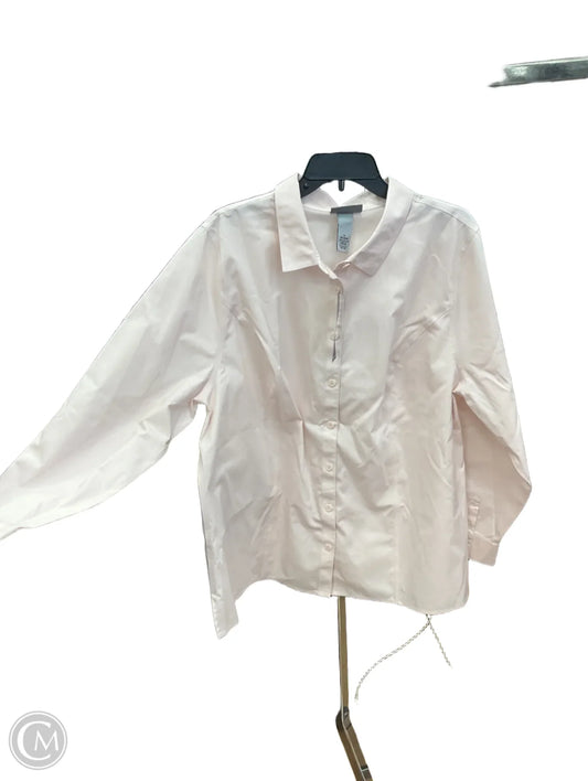 Blouse Long Sleeve By Catherines  Size: 1x