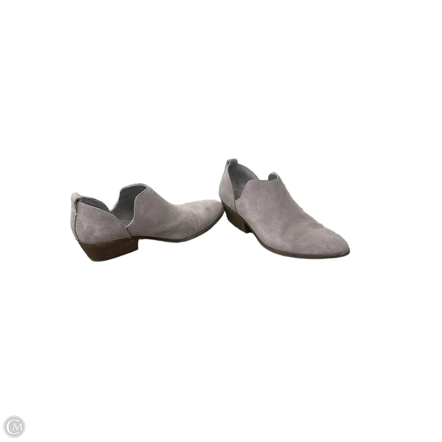 Boots Ankle Heels By Joie In Grey, Size: 7.5