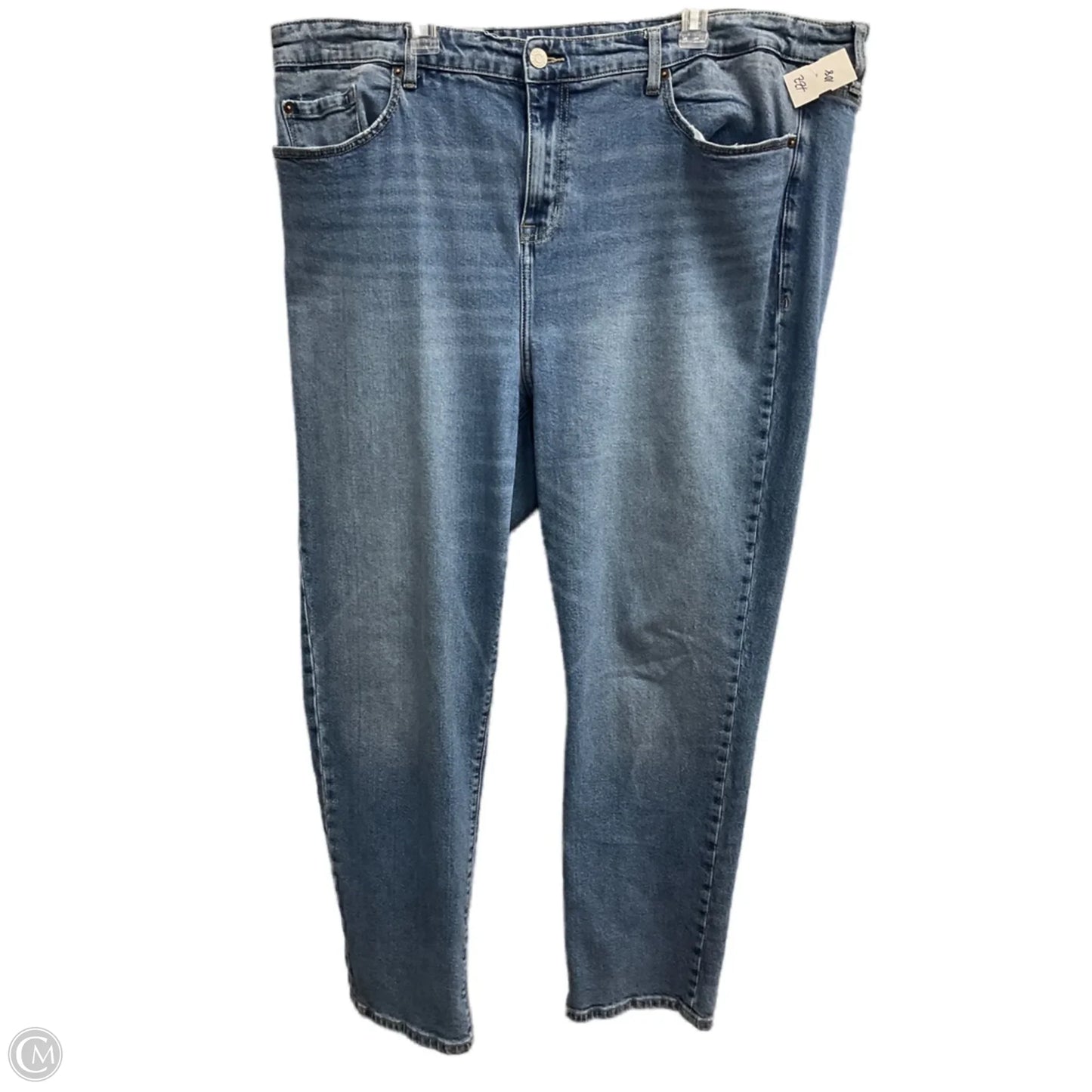 Jeans Straight By Torrid In Blue Denim, Size: 22