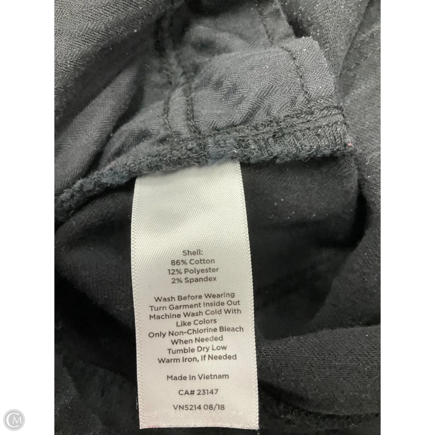 Jeans Skinny By Talbots In Black, Size: 12