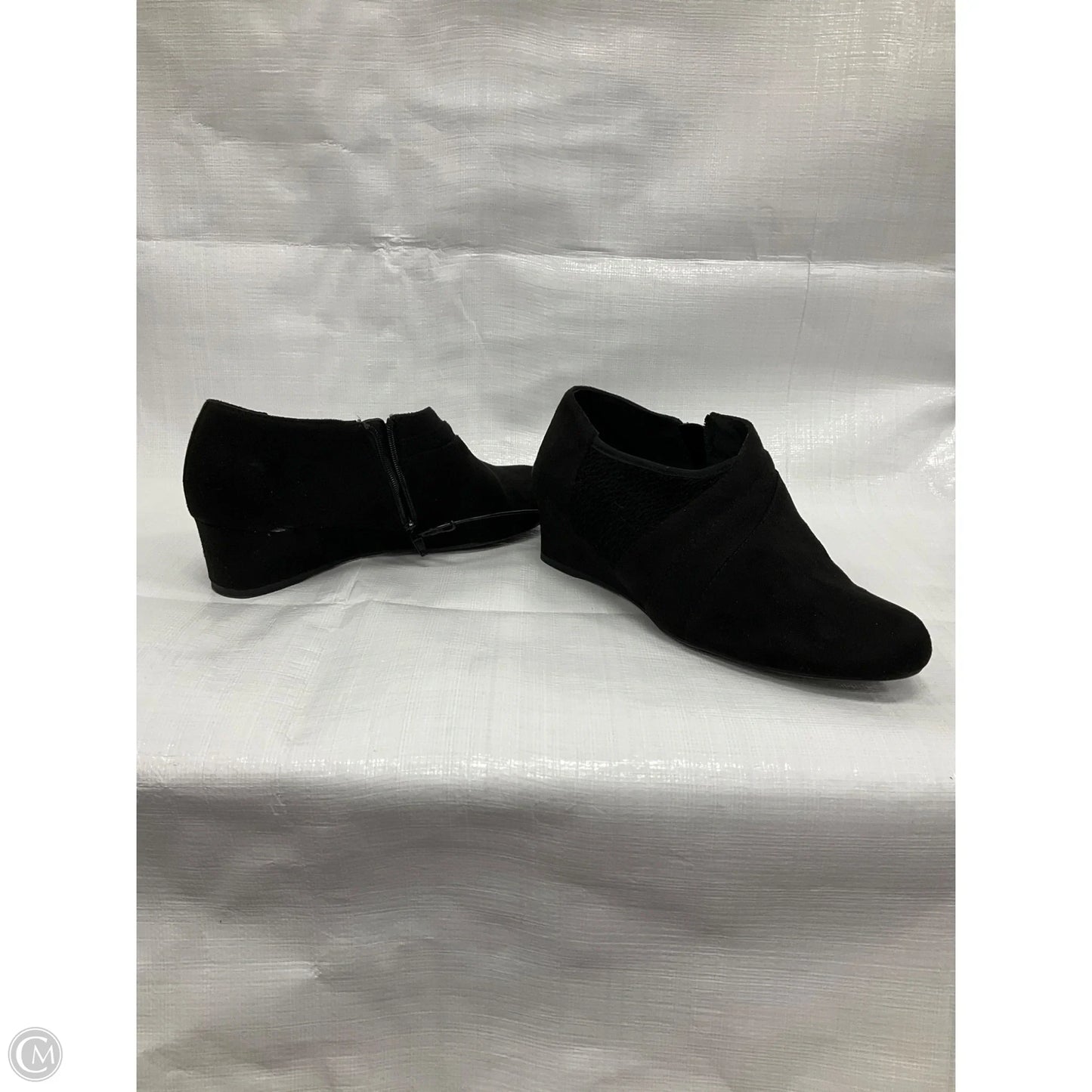 Shoes Heels Wedge By Impo In Black, Size: 7.5