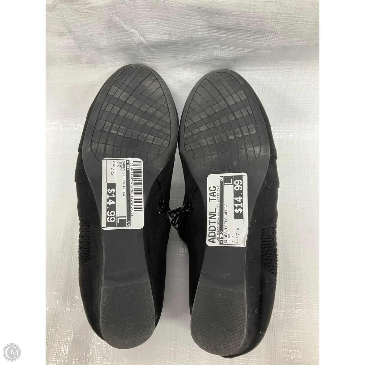 Shoes Heels Wedge By Impo In Black, Size: 7.5