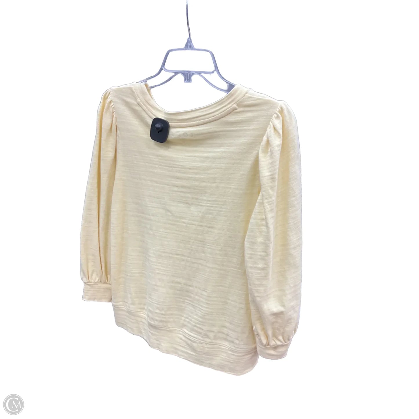 Top Long Sleeve By Loft In Yellow, Size: M