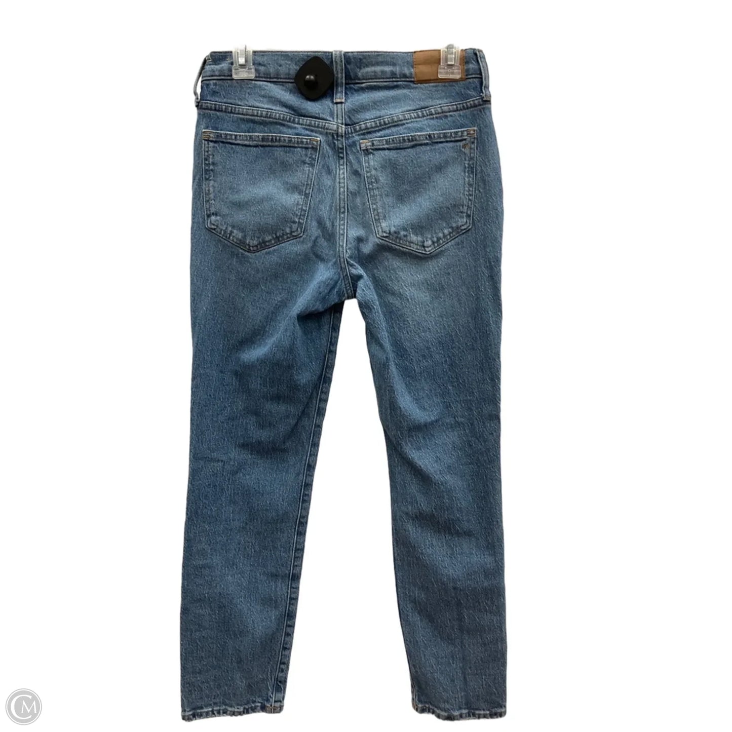 Jeans Straight By Madewell In Blue Denim, Size: 4
