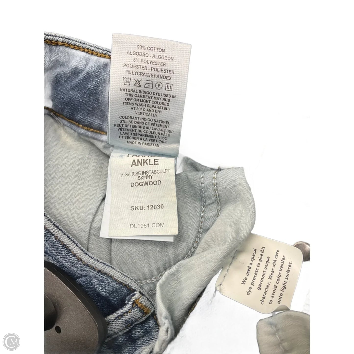 Jeans Skinny By Dl1961 In Blue Denim, Size: 4