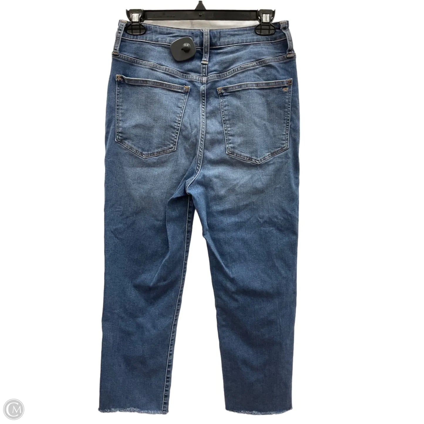 Jeans Straight By Madewell In Blue Denim, Size: 6
