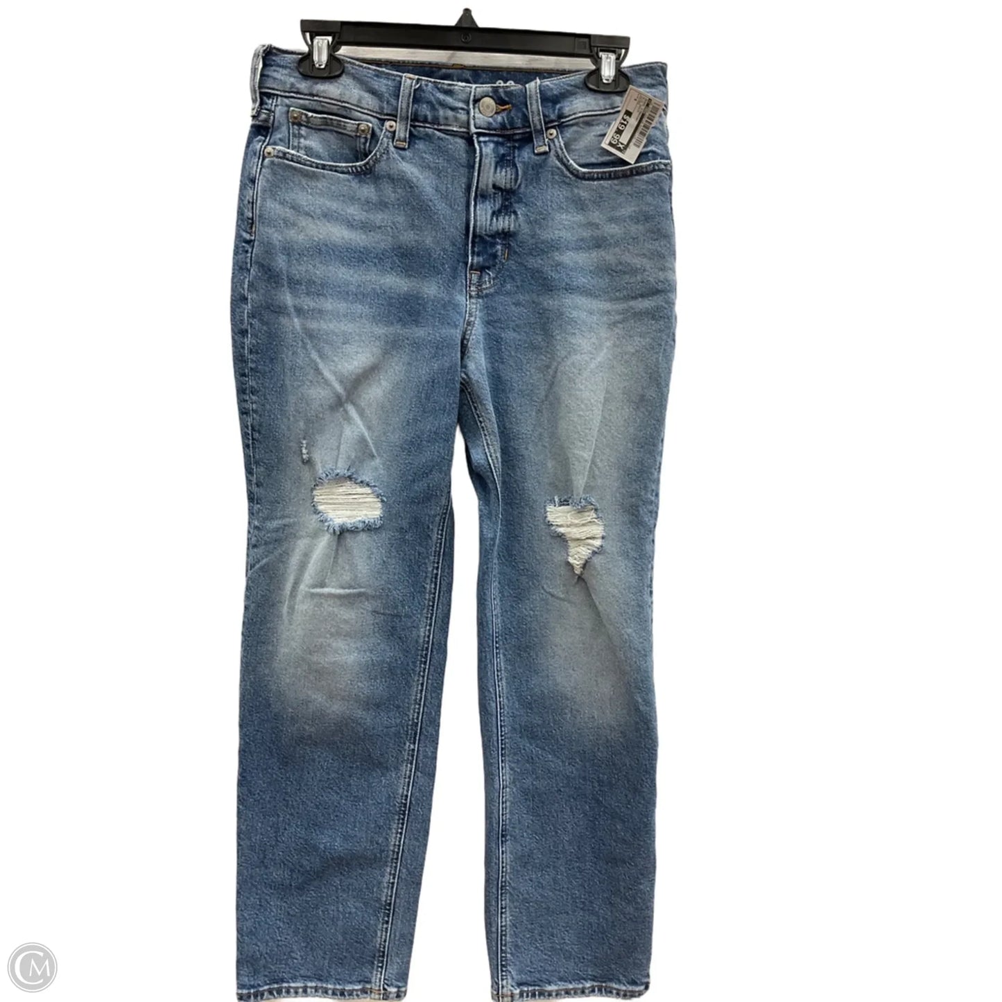 Jeans Straight By J. Crew In Blue Denim, Size: 6