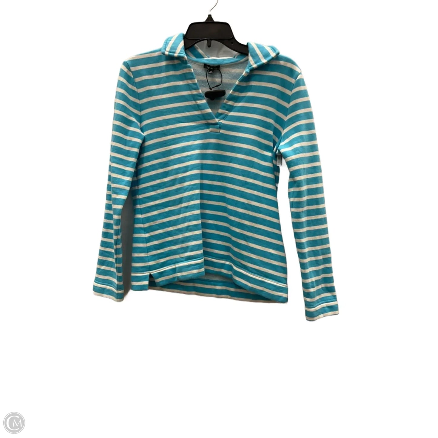 Top Long Sleeve By Talbots In Striped Pattern, Size: Xs