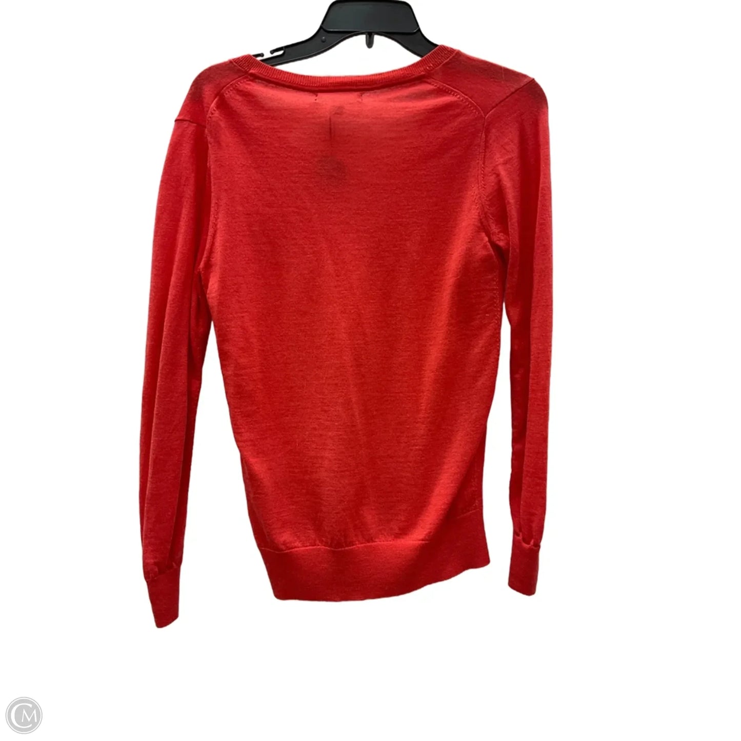 Top Long Sleeve By Banana Republic In Coral, Size: M