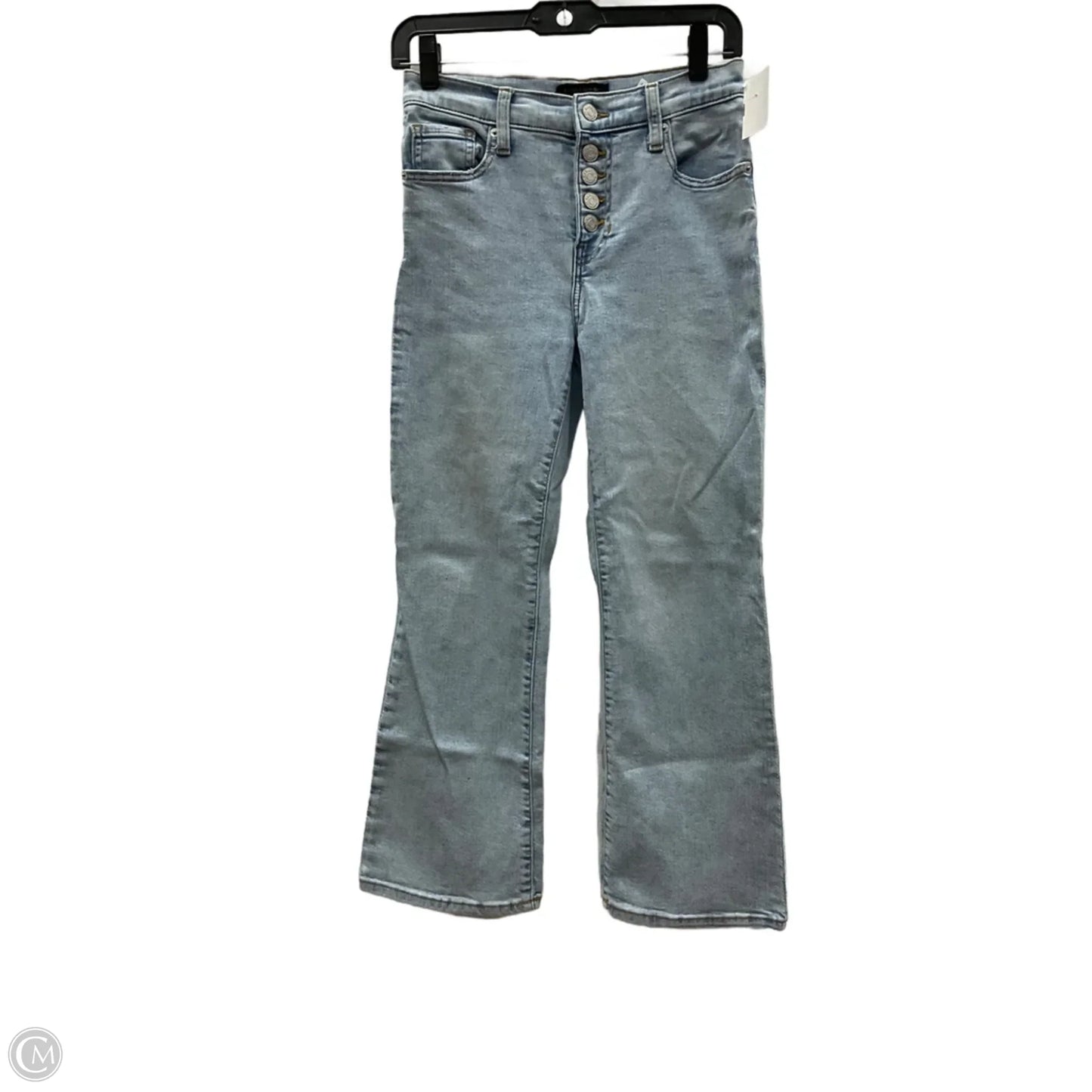 Jeans Boot Cut By Banana Republic In Blue Denim, Size: 0