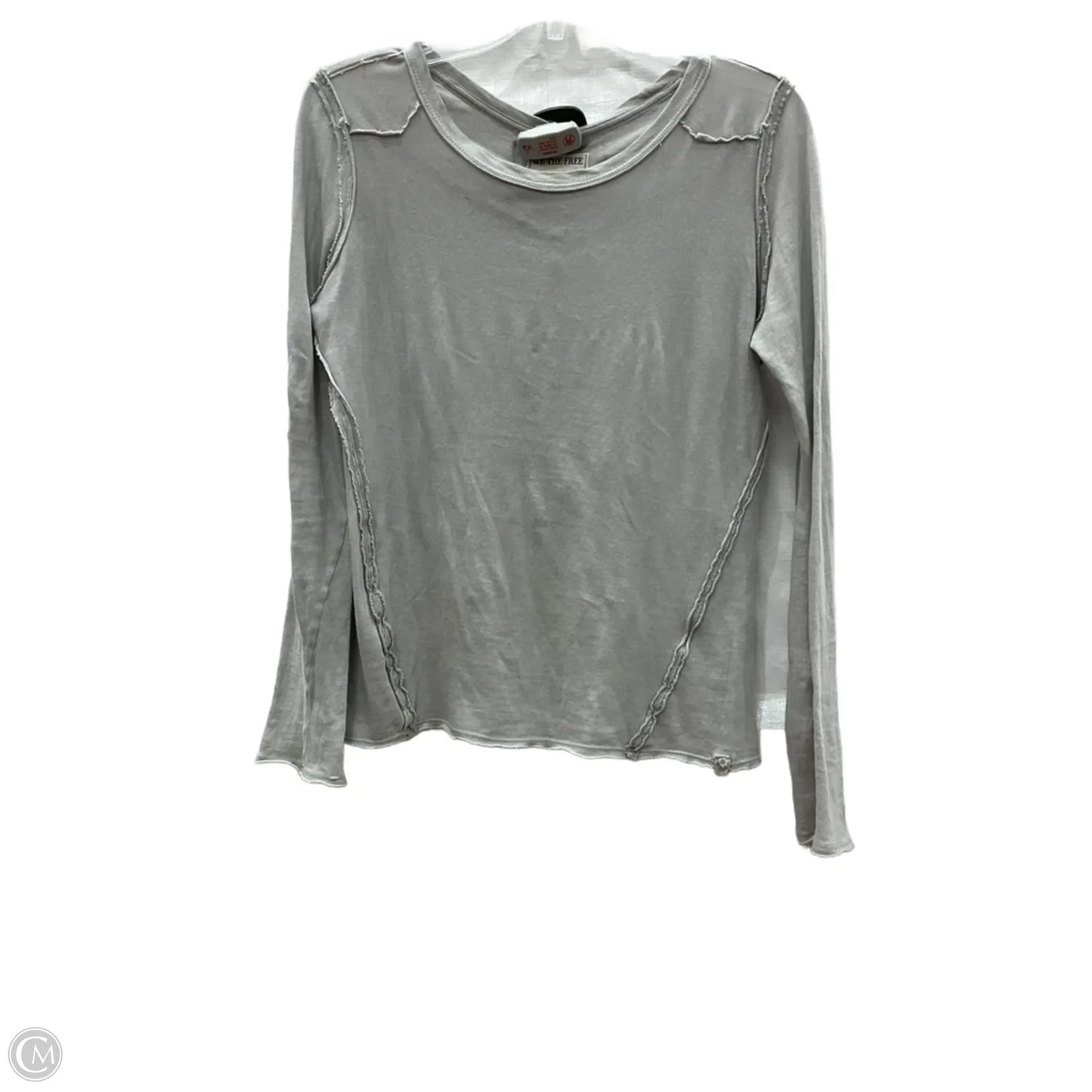 Top Long Sleeve Basic By We The Free In Grey, Size: S