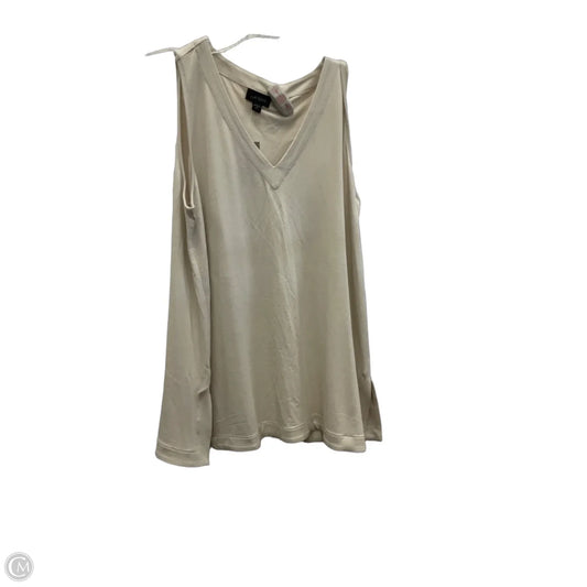 Top Sleeveless Basic By J. Jill In Tan, Size: Mp