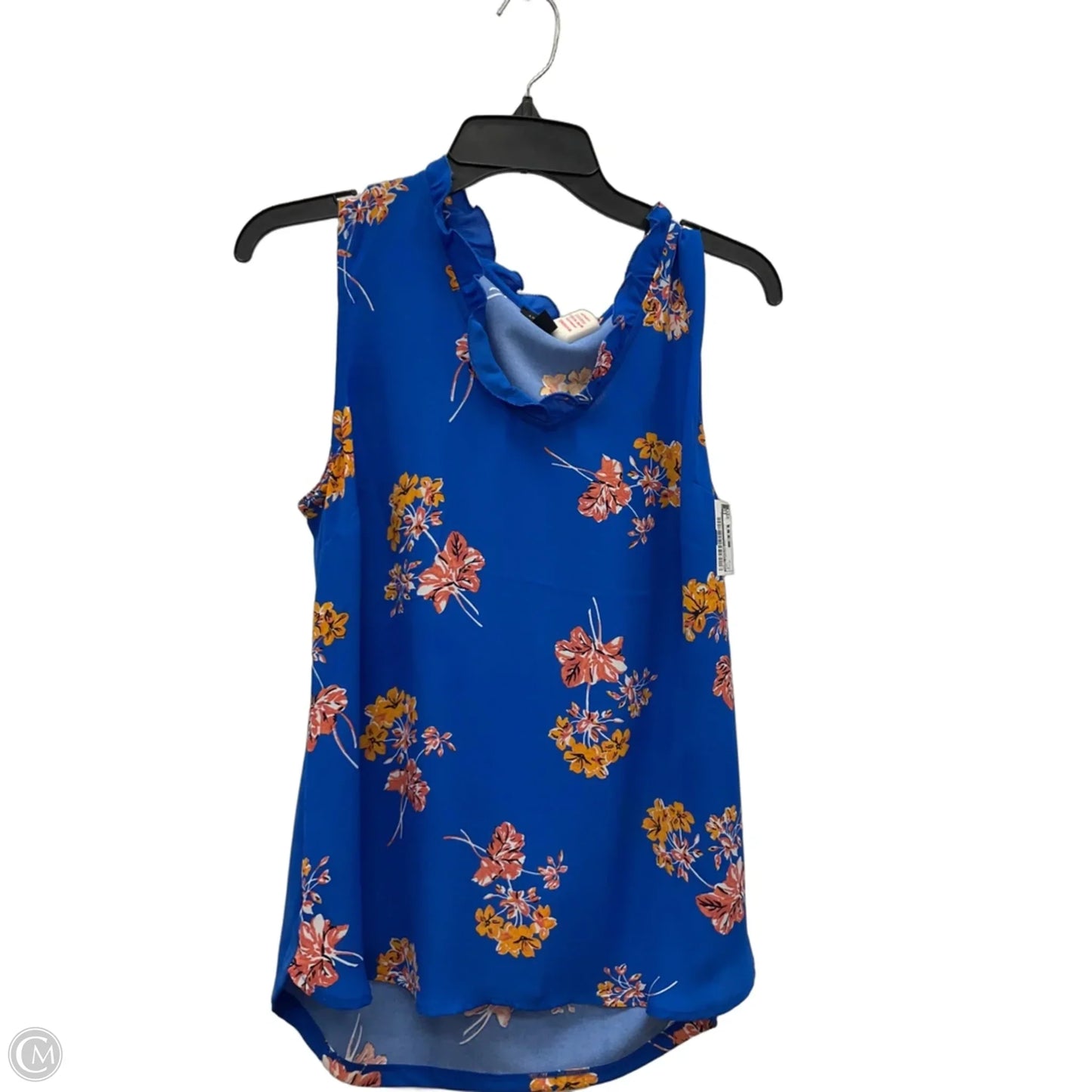 Top Sleeveless By Ann Taylor In Blue, Size: M