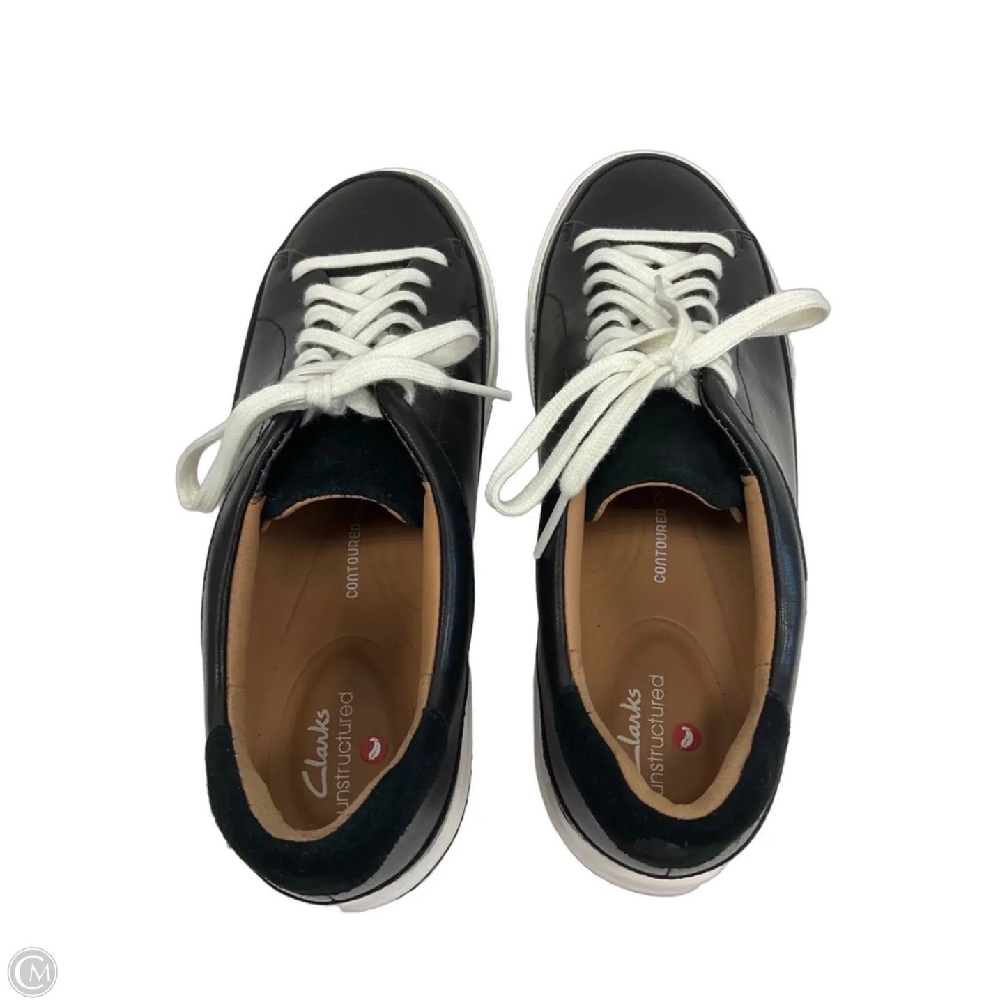 Shoes Sneakers By Clarks In Black, Size: 7.5
